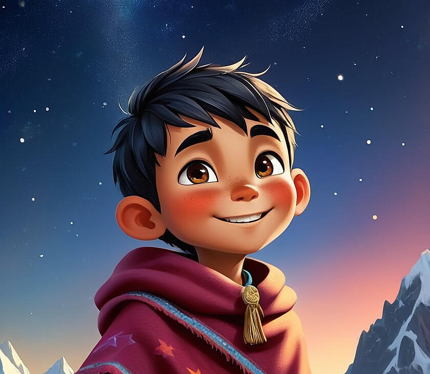 Daniela reading to children